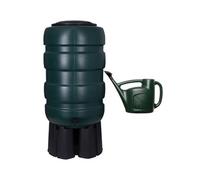 Whitefurze 230L Water Butt Kit With Stand & 6 Litre Watering Can - Green