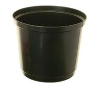 Whitefurze - 23cm Black Plastic Tomato Ring Planter - Bottomless Ring Pot