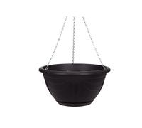 Whitefurze 32cm Venetian Hanging Basket, Black