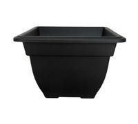 Whitefurze 38Cm Square Bell Planter Black