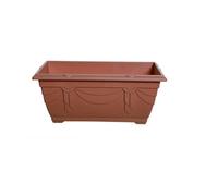 Small 40cm Terracotta Colour Venetian Window Box - Orange / 1