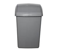 Whitefurze 50l Swing Top Bin Silver 50L