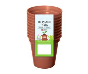 Whitefurze 7.5cm Terracota Pot Set - Set of 10