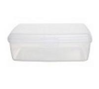 Whitefurze Allstore Clear Plastic Container 1.0 ltr