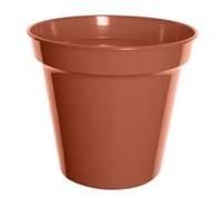 Whitefurze Garden Pot in Orange, Size 25cm | Charlies