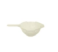 Whitefurze Colander with Handle, White, 14.96 x 8.98 x 4.33 cm