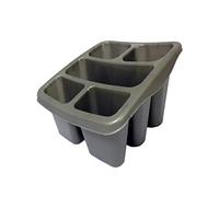 Whitefurze Cutlery Drainer, Plastic, Silver