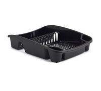 Whitefurze Dish Drainer, Plastic, Black, Large