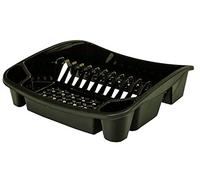 Whitefurze Dish Drainer, Plastic, Black, Small