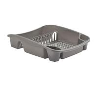 Whitefurze Dish Drainer – Plastic, Silver – Large