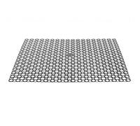 Whitefurze Drainer Mat, Plastic, Black