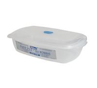 2.33L Freezer To Microwave Food Storer Airtight BPA-Free Container Whitefurze