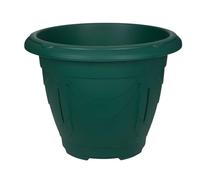 Whitefurze G02014 43cm Venetian Round Planter - Forest Green