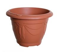 Whitefurze G02014 43cm Venetian Round Planter - Terracotta