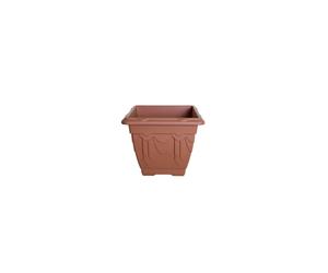 Whitefurze G02048 22cm Square Venetian Planter - Terracotta