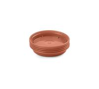 Whitefurze G04114 Garden Pot Saucer for 7.5/ 10cm Pot - Terracotta (Set of 5)