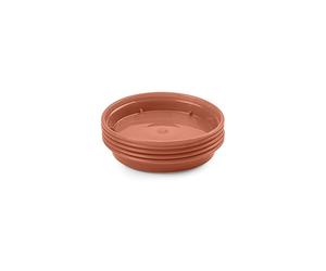 Whitefurze G04114 Garden Pot Saucer for 7.5/ 10cm Pot - Terracotta (Set of 5)