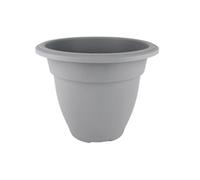 Whitefurze Grey Round Bell Plant Pot 38Cm Plastic Bell Planter Patio Flowerpot