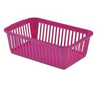 Whitefurze Handy Basket, Plastic, Hot Pink, 25 cm
