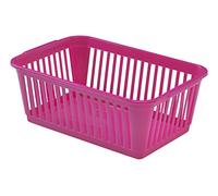 Whitefurze Handy Basket, Plastic, Hot Pink, 30 cm