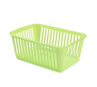 Whitefurze Handy Basket, Plastic, Lime Green, 37 cm