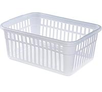 Whitefurze Handy Basket, Plastic, Natural, 45 cm