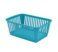 Whitefurze Handy Basket, Plastic, Teal, 37 cm