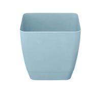 Whitefurze Indoor Square Plant Pot 18cm Blue