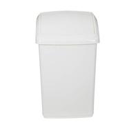 WHITEFURZE KITCHEN LARGE 50 LITRE PLASTIC SWING TOP BIN MADE IN UK NEW (CREAM) by Whitefurze