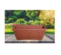 Whitefurze Large Venetian Patio Planter Trough Plant Pot 60Cm Plastic Terracotta Colour Pot
