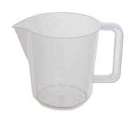Whitefurze Mixing & Measuring Jug 0.5L in Clear, Size 0.5 Litre, Plastic | Charlies