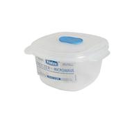 Whitefurze Plastic 0.37L Square Freezer to Microwave Food Storage Container
