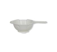 Beige Plastic Colander Filter Strainer With Handle 23cm