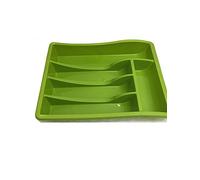 Whitefurze Plastic Cutlery Tray Lime Green