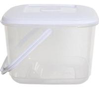Whitefurze Plastic Food Storage Canister with Handle 6.0L