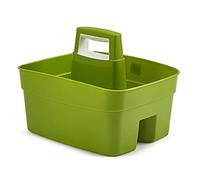 Whitefurze Plastic Handy Kitchen Cleaning DIY Tool Utility Caddy Storage Leaf Green