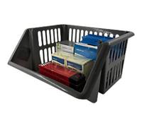 Whitefurze Polypropylene Basket Silver 2.9 x 3.5 x 2.7 cm