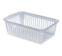 Whitefurze PP (Polypropylene) Basket Transparent 25 x 16 x 8 cm