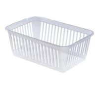 Whitefurze PP (Polypropylene) Basket Transparent 32 x 19 x 11 cm