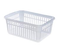Whitefurze PP (Polypropylene) Basket Transparent 48 x 31 x 18 cm
