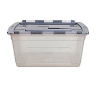 Whitefurze PP (Polypropylene) Storage Box 45 L Transparent 59 x 43 x 28 cm