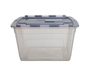 Whitefurze PP (Polypropylene) Storage Box 55 L Transparent 59 x 43 x 35 cm