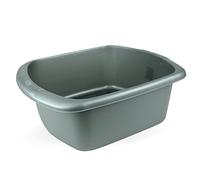 Whitefurze Rectangular Bowl, Plastic, Silver, Large