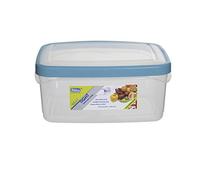Whitefurze Rectangular Seal Tight Container, Plastic, Teal, 2 Litre