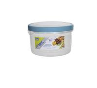 Whitefurze Round Seal Tight Container, Plastic, Teal, 1.2 Litre