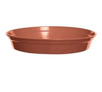 (7"-8" Saucer (Pk of 1)) Terracotta Colour Plastic Plant Flower Pots or Saucers - Various sizes 3" to 15"