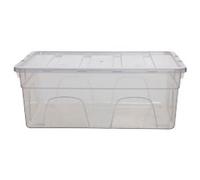 Whitefurze Spacemaster PP (Polypropylene) Storage Box 12 L Transparent 40 x 32 x 11 cm