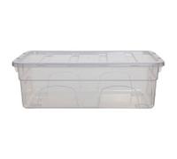 Whitefurze Spacemaster PP (Polypropylene) Storage Box 5 L Transparent 33 x 19 x 11 cm