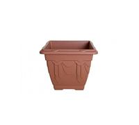 Whitefurze Indoor/Outdoor Venetian Square Planter 38cm Terracotta (Pack of 2)