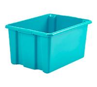 Whitefurze Stack&Store PP (Polypropylene) Storage Box 5 L Teal 29 x 20 x 15 cm